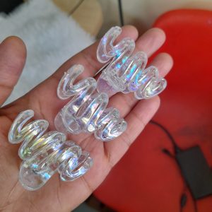 Glossy White Pretty Hair Claw