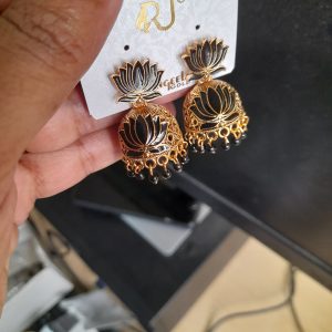 Trending Lotus Jhumkas - Perfect for Sarees / Kurtas